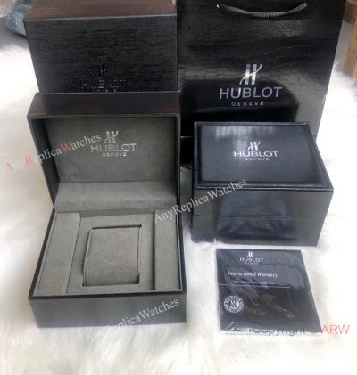 Black Leather Hublot Watch Box - Replacement Replica Hublot Box